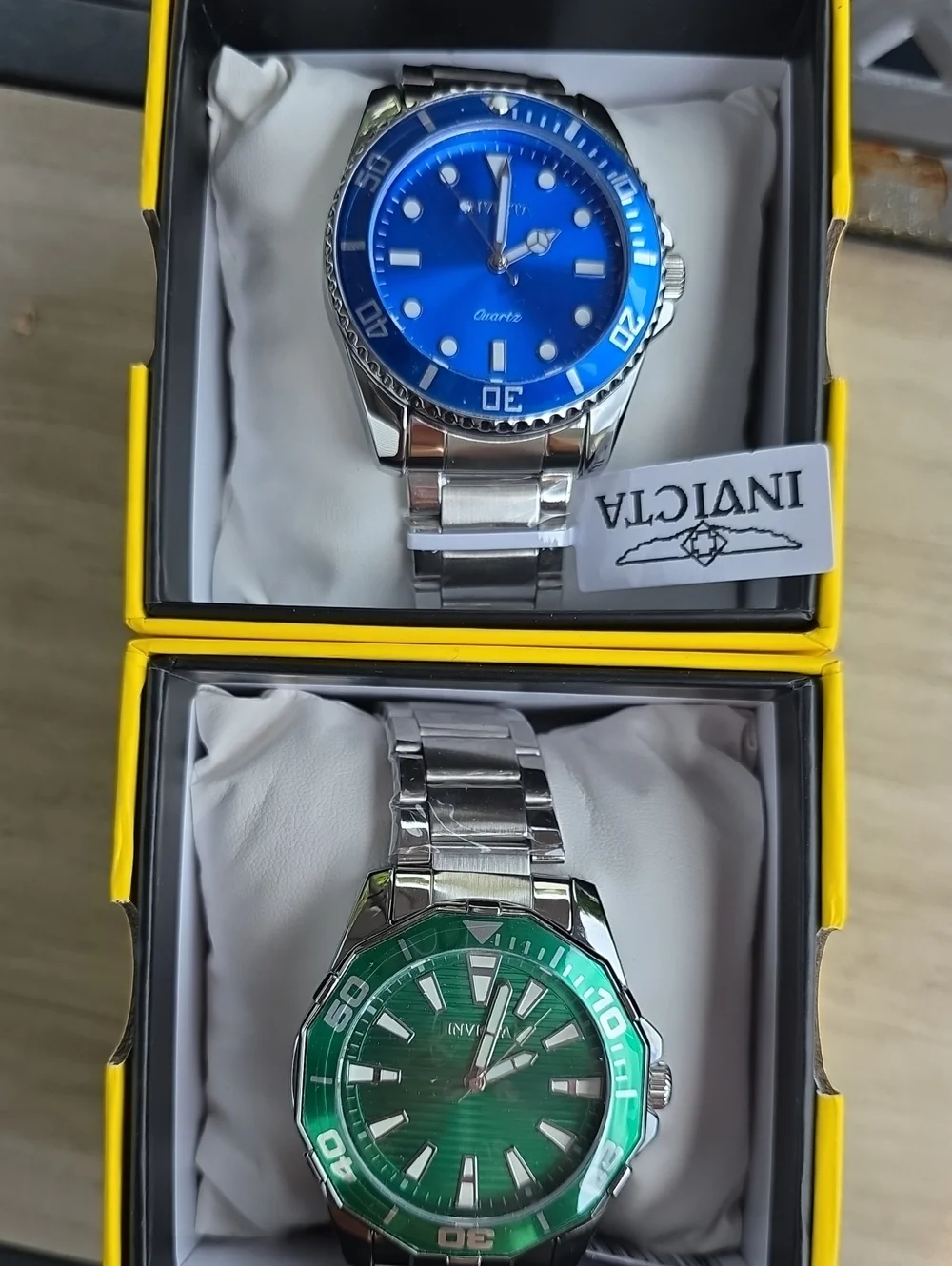455.  Set Of 2 INVICTA Watches - Men
